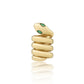 Emerald Snake Pendant