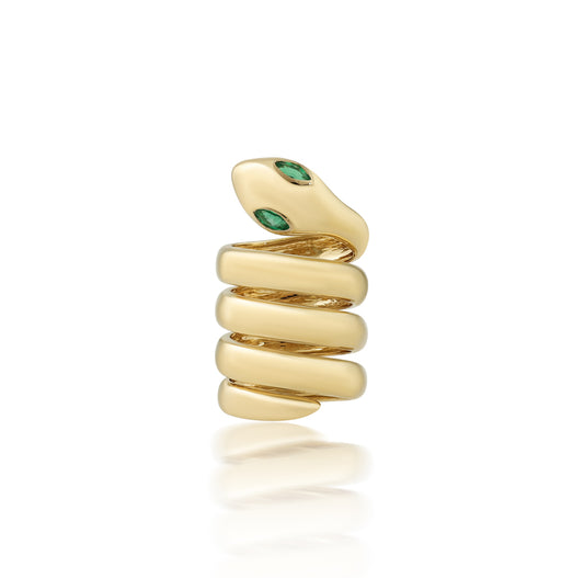 Emerald Snake Pendant