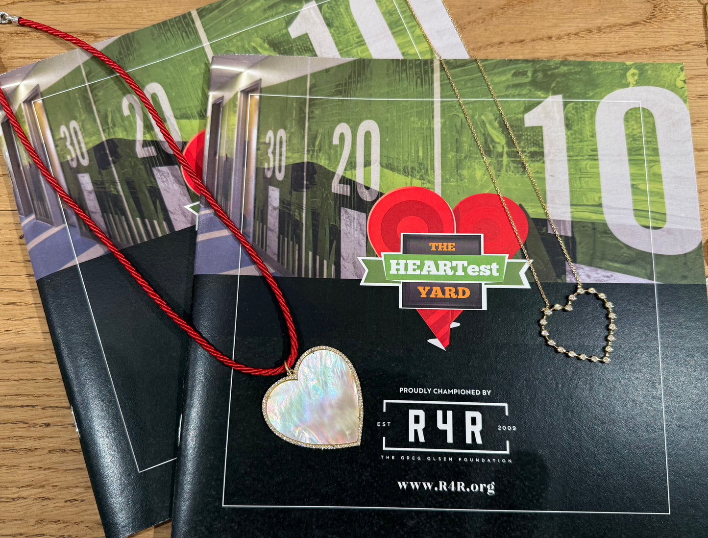 Bezel Diamond Open Heart Necklace