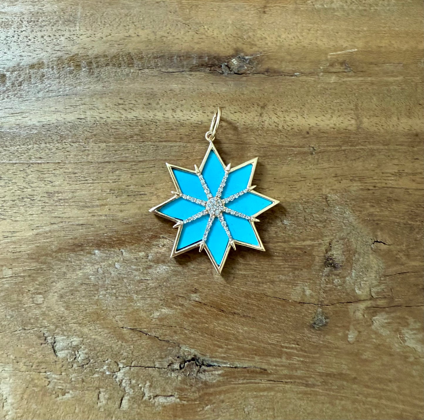 Turquoise Diamond Star