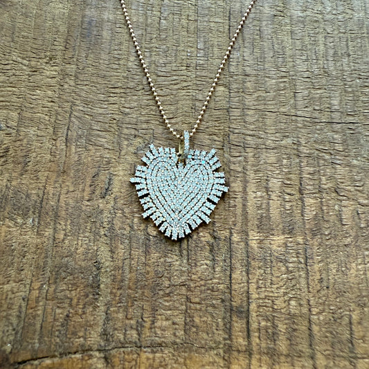 Mixed Edge Heart