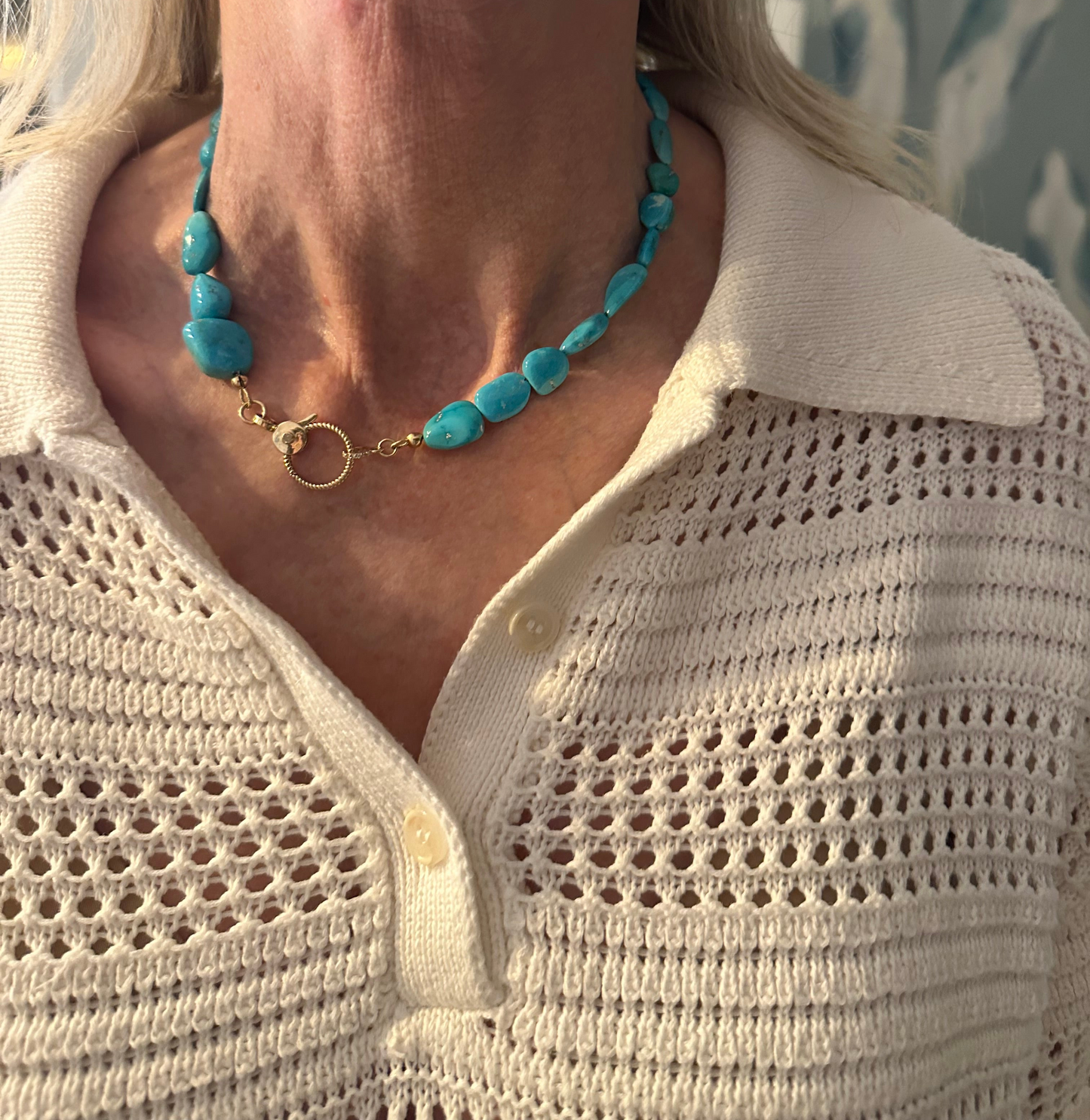 Turquoise Nugget Necklace