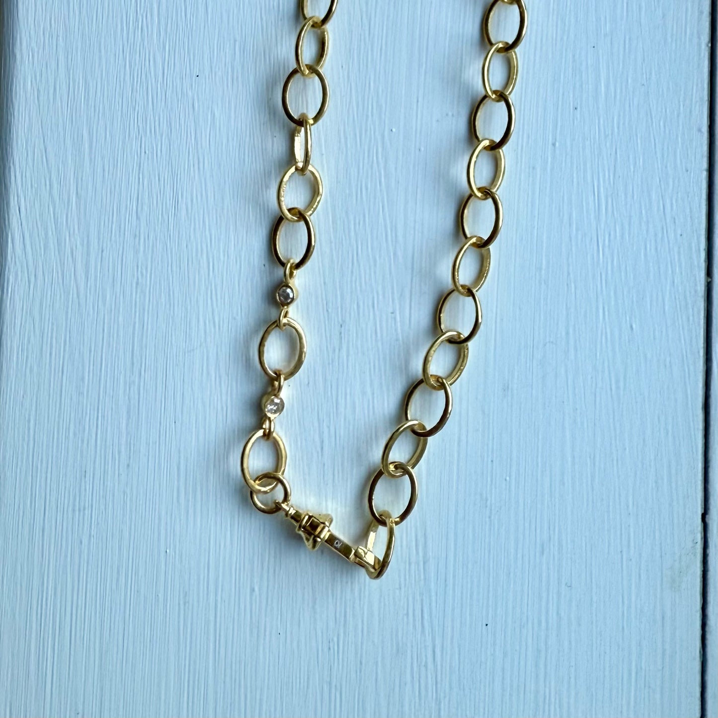 Diamond Rounded Oval Chain