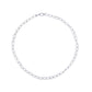 Oval Link Chain with Push Clasp