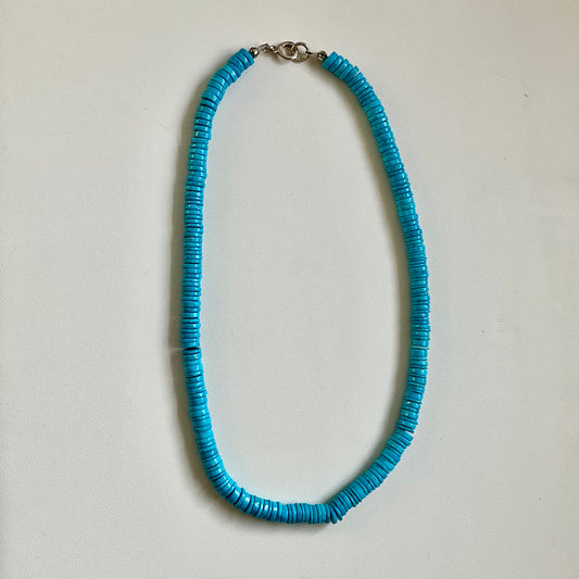 Turquoise Disc Necklace