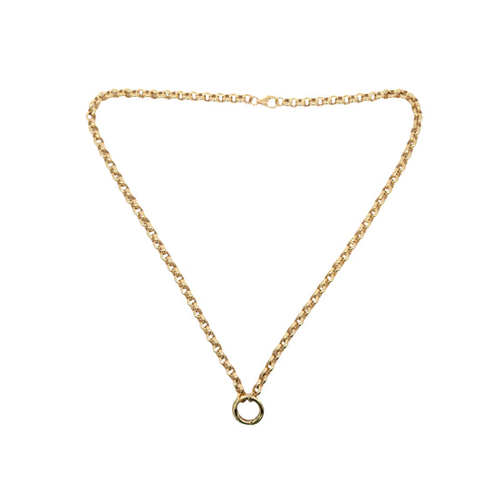14K Gold Rolo Chain