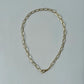 Rounded Paperclip Chain with Push Clasp