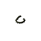 Dark oxidized spiked clasp white background