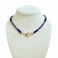 Amethyst, Iolite & Diamond Necklace
