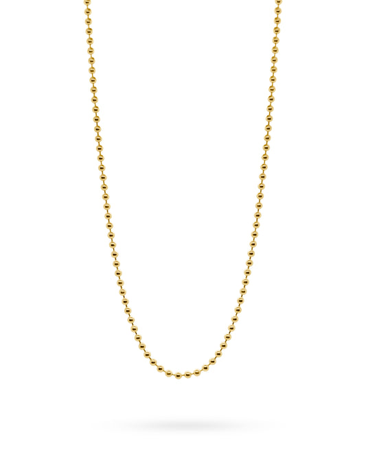 Gold Solid Bead Chain