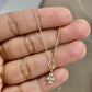 Bezel Cross Charm