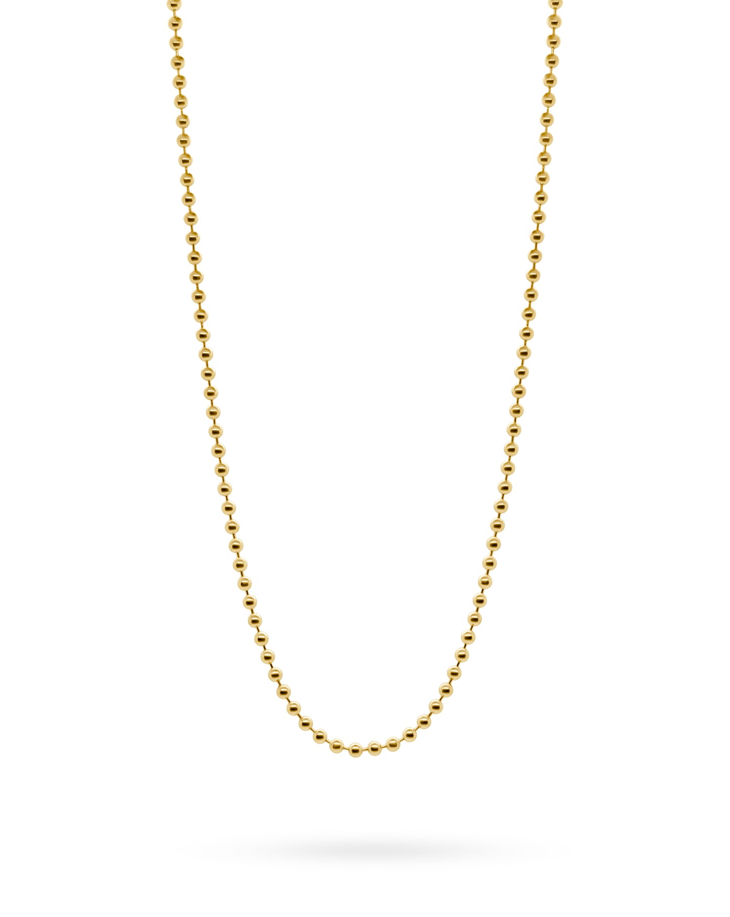 Gold Solid Bead Chain