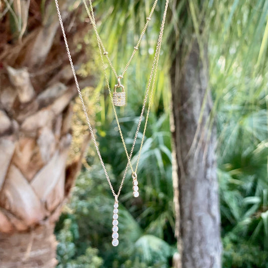 Diamond Drop Necklace