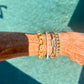 White Gold Paperclip Bracelet