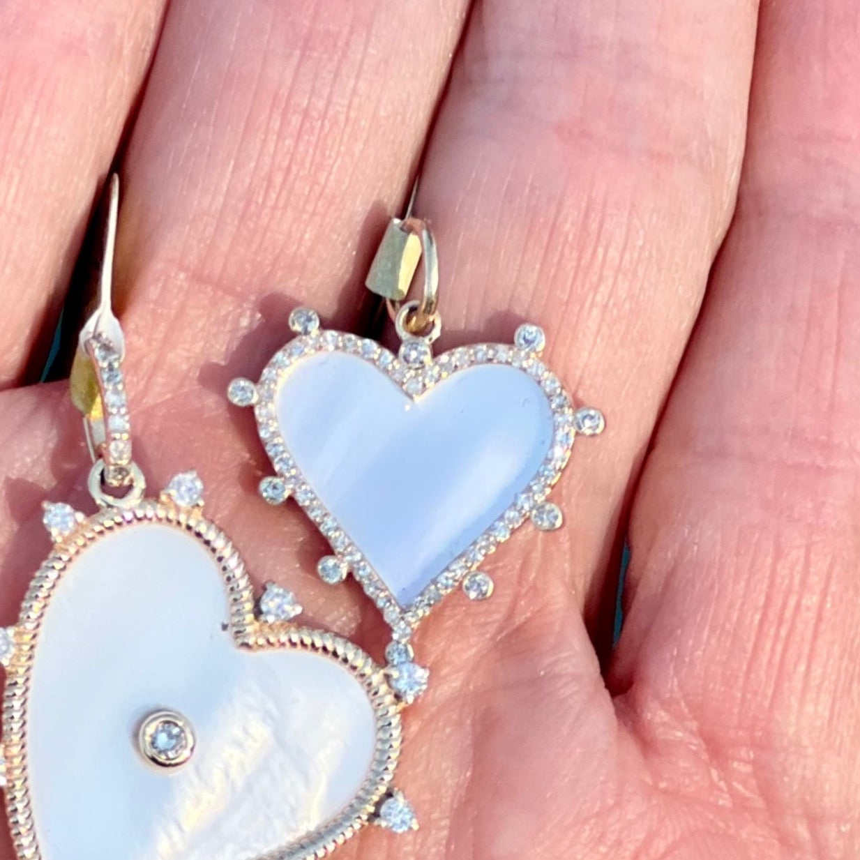Mother of Pearl Heart